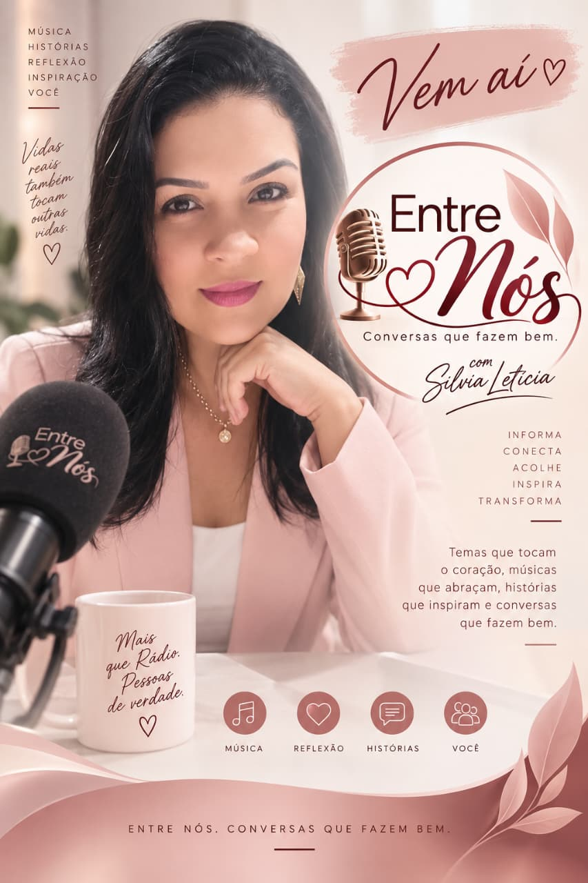 Arte oficial Vem aí — estreia em preparação do Entre Nós
